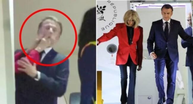 Macron Explains Shove From Wife Brigitte